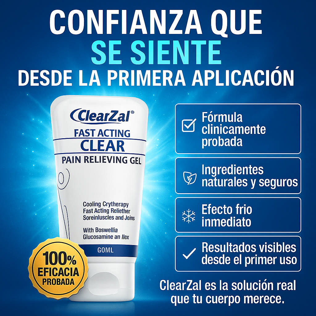 ⚡ Clear Pain Pro™ — Alivio Instantáneo para Músculos y Articulaciones (60ml)