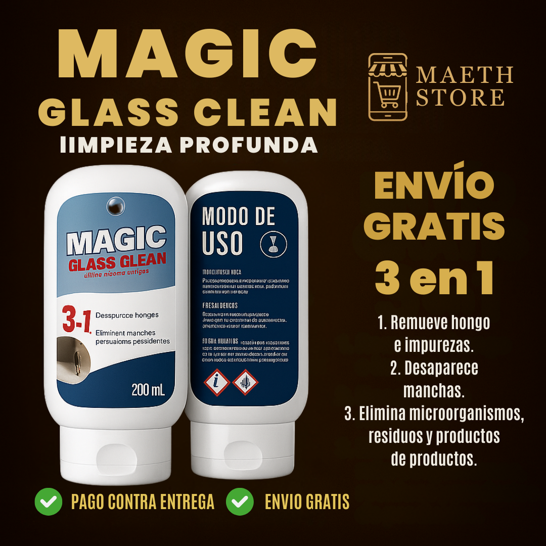 GlassRenew 3 en 1™ – Limpia, Restaura y Protege Vidrios al Instante