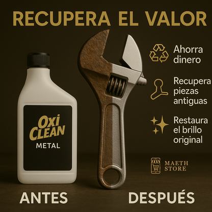 🔧✨ OxicleanMetal™ – Elimina el Óxido y Devuelve el Brillo a lo Metálico 🚗🔥