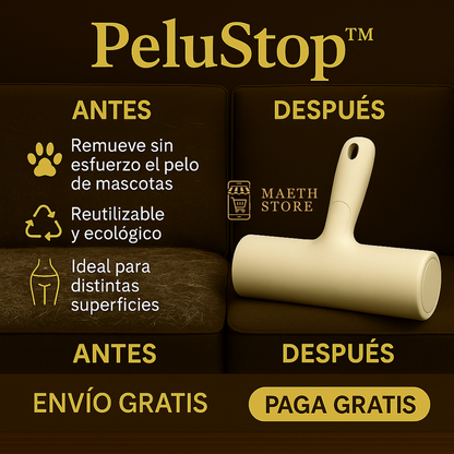 PeluStop™ ✨ Elimina Pelos y Pelusas con Estilo – Ideal para Ropa, Sofás y Más 🐾