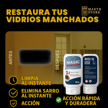 GlassRenew 3 en 1™ – Limpia, Restaura y Protege Vidrios al Instante