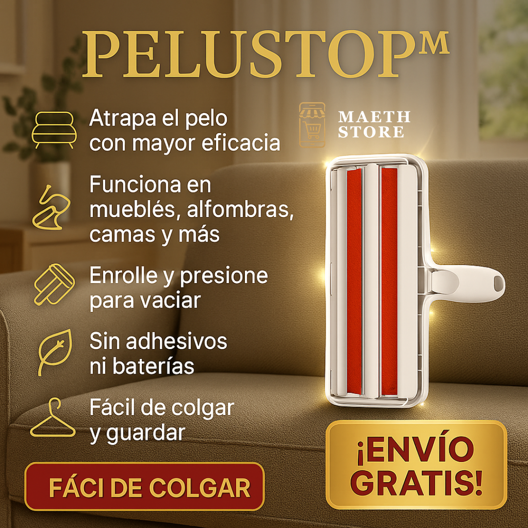 PeluStop™ ✨ Elimina Pelos y Pelusas con Estilo – Ideal para Ropa, Sofás y Más 🐾