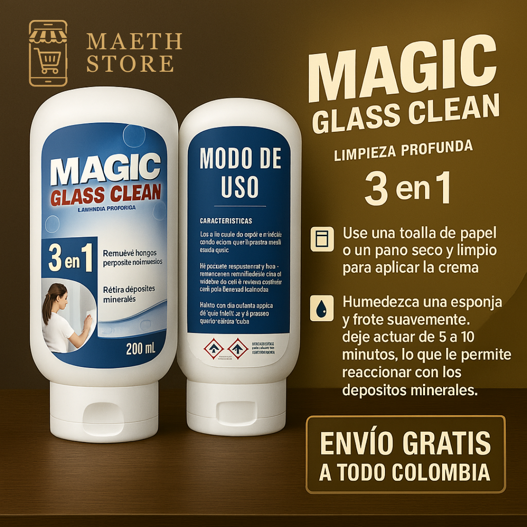 GlassRenew 3 en 1™ – Limpia, Restaura y Protege Vidrios al Instante