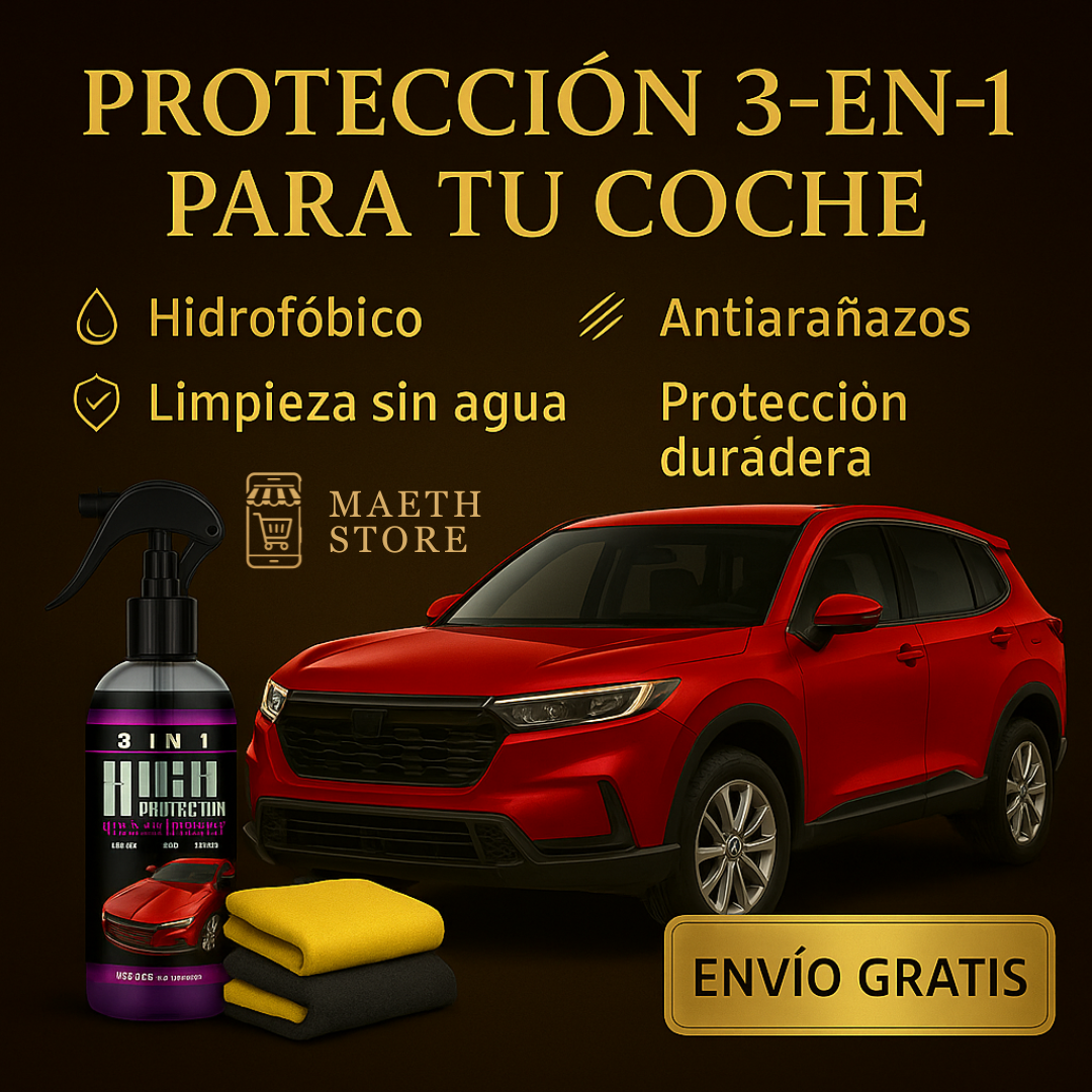 High Protector™ ✨🚗🧽 – Brillo, protección y limpieza en segundos
