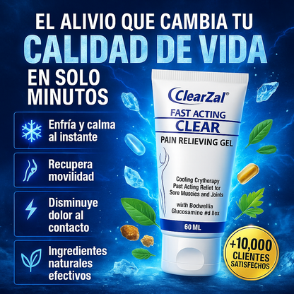 ⚡ Clear Pain Pro™ — Alivio Instantáneo para Músculos y Articulaciones (60ml)