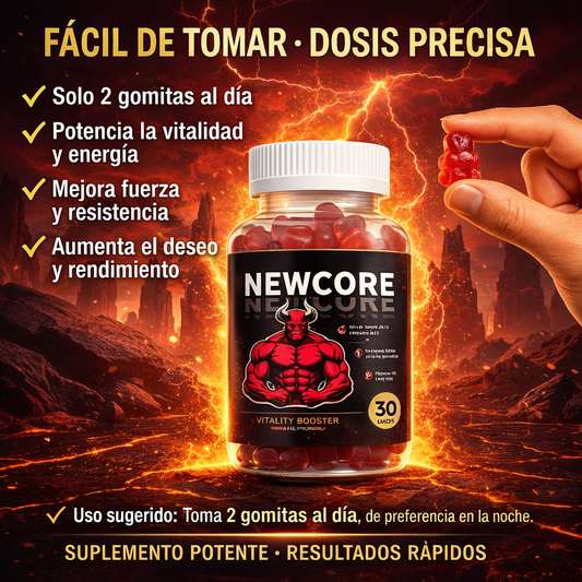 ⚡🔥 NEWCORE MAX VITALITY™ — Gomitas de Energía y Potencia Masculina