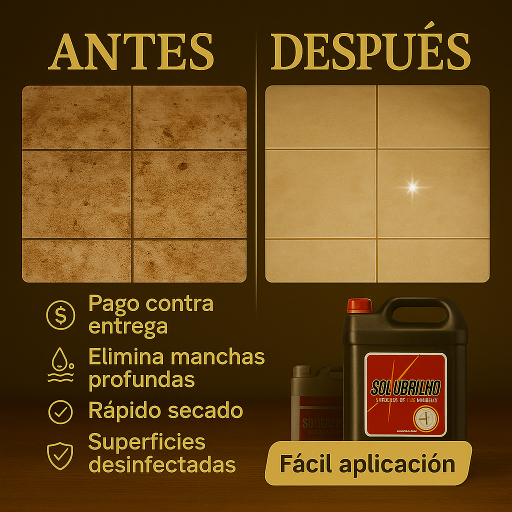 🌟 Solo Brillo™ – Limpia, Desengrasa y Protege en un Solo Paso