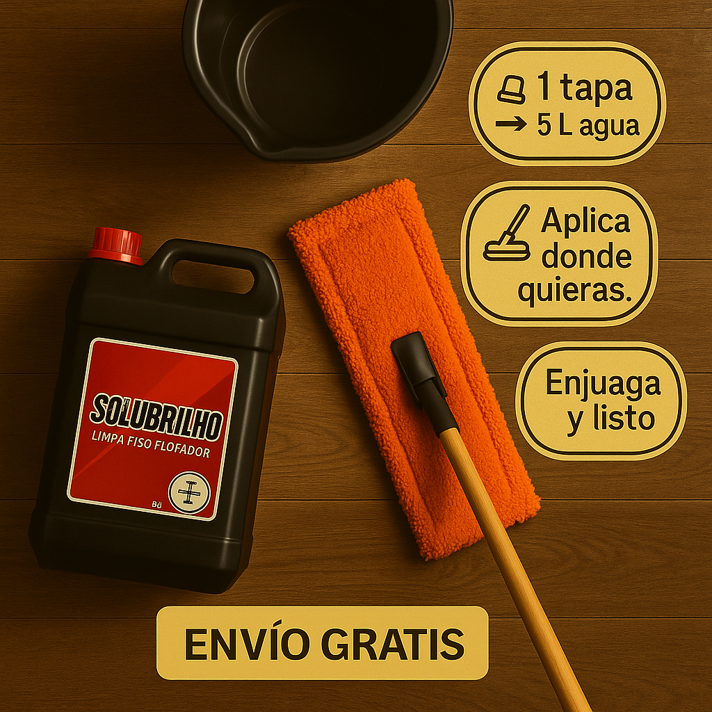 🌟 Solo Brillo™ – Limpia, Desengrasa y Protege en un Solo Paso