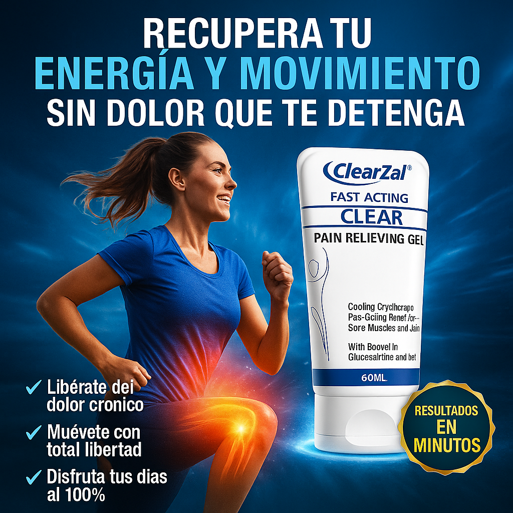 ⚡ Clear Pain Pro™ — Alivio Instantáneo para Músculos y Articulaciones (60ml)