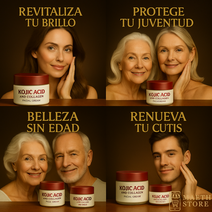 ✨ Amorella™ – Ritual de Luminosidad y Firmeza con Ácido Kójico y Colágeno (Combo x5)