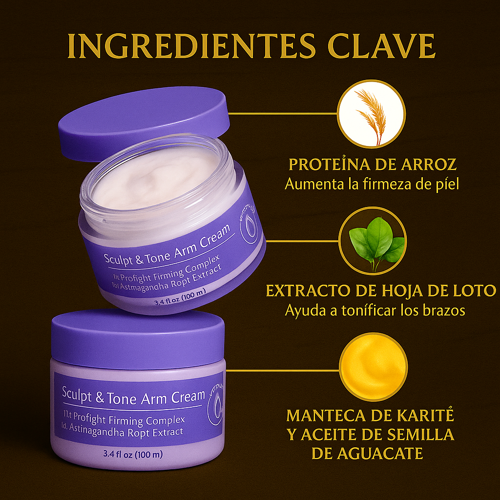 💪 Sculp Tone Cream™ – Reafirma, Tonifica y Suaviza tu Piel desde la Primera Semana
