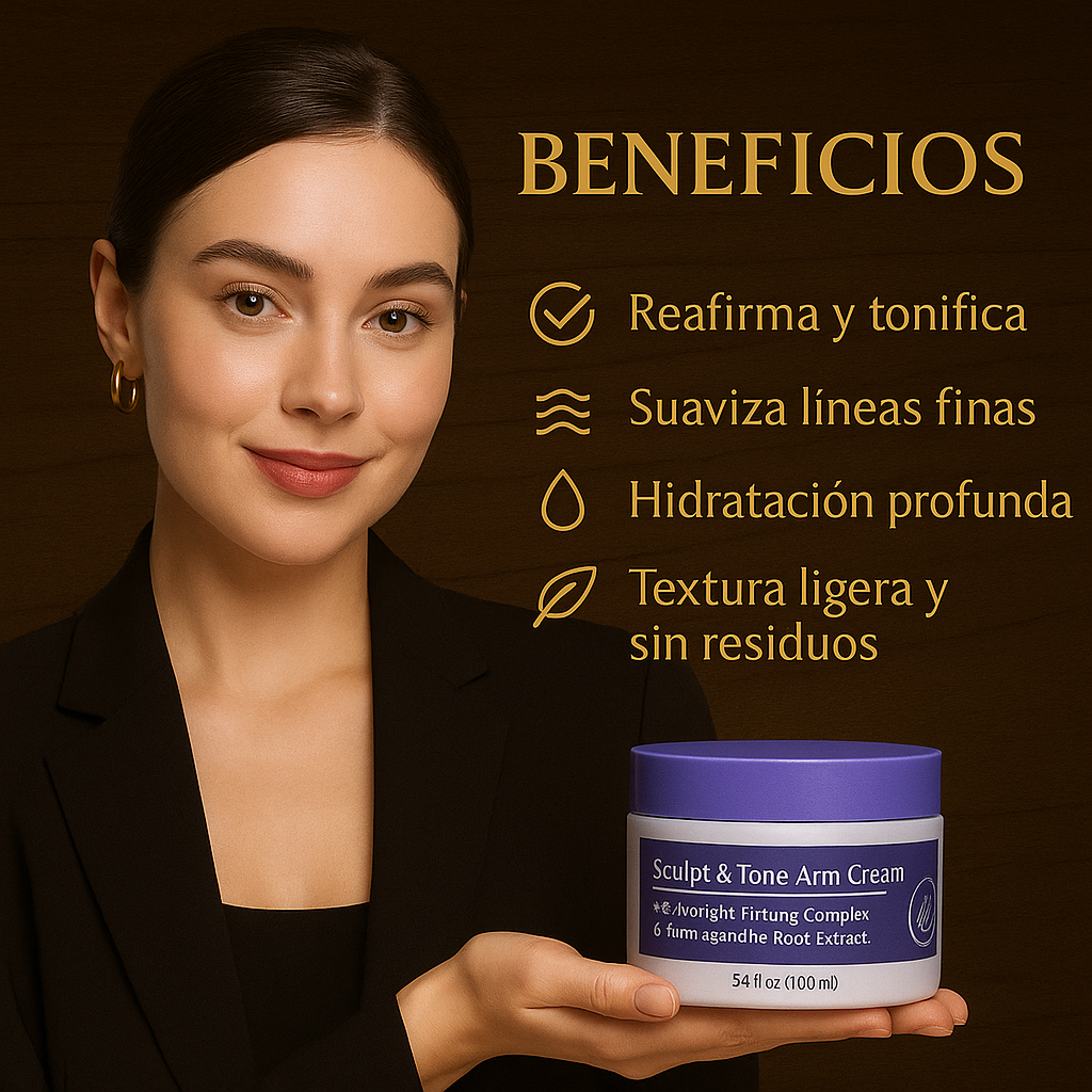 💪 Sculp Tone Cream™ – Reafirma, Tonifica y Suaviza tu Piel desde la Primera Semana