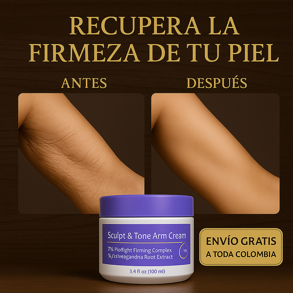 💪 Sculp Tone Cream™ – Reafirma, Tonifica y Suaviza tu Piel desde la Primera Semana